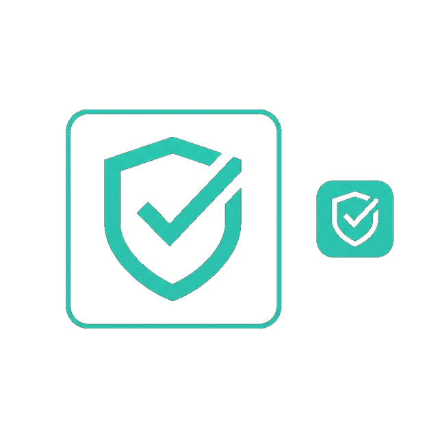 Risk Before Buy shield and checkmark brand marks